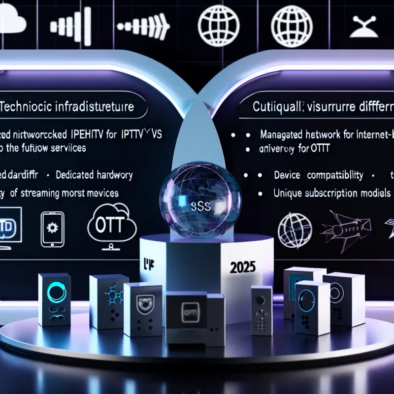 What is the Difference Between IPTV and OTT: A Comprehensive Comparison for 2025