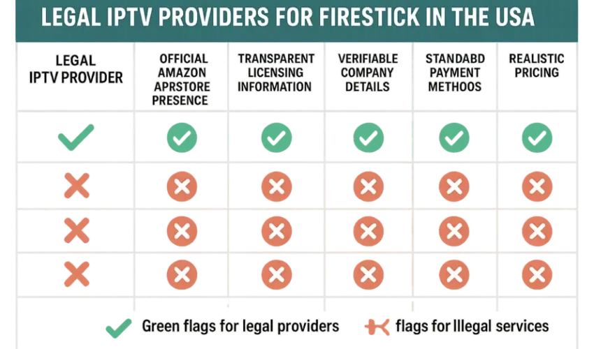 Legal IPTV Providers in USA for Firestick: Everything You Need to Know