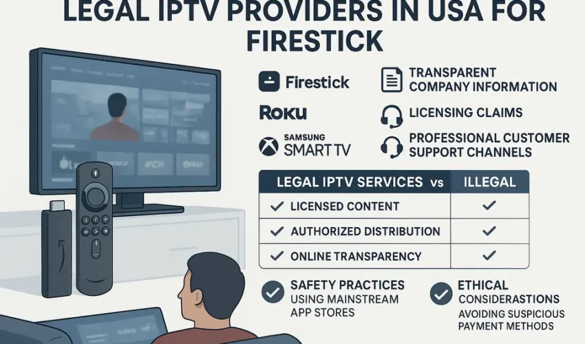 Legal IPTV Providers in USA for Firestick: A Comprehensive Guide to Safe and Compliant Streaming